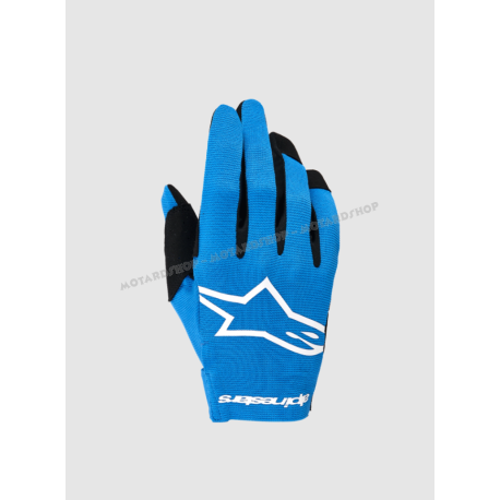 ALPINESTARS GUANTO RADAR 26 azzurro e bianco motocross enduro quad mtb
