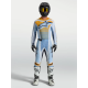 Completo motocross Alpinestars TECHSTAR MAVEN 2027 azzurro arancione nero enduro Quad