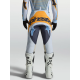 Completo motocross Alpinestars TECHSTAR MAVEN 2027 azzurro arancione nero enduro Quad