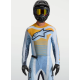 Completo motocross Alpinestars TECHSTAR MAVEN 2027 azzurro arancione nero enduro Quad