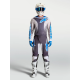 Completo motocross Alpinestars FLUID DRAG 2027 grigio bianco e blu chiaro enduro Quad