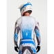 Completo motocross Alpinestars FLUID DRAG 2027 grigio bianco e blu chiaro enduro Quad