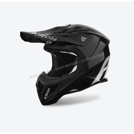 CASCO AIROH AVIATOR ACE 2 CARBON nero motocross, enduro quad