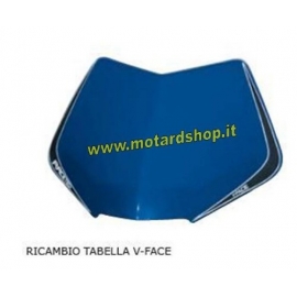 RTECH TABELLA PORTANUMERO FANALE BICOLORE V-FACE