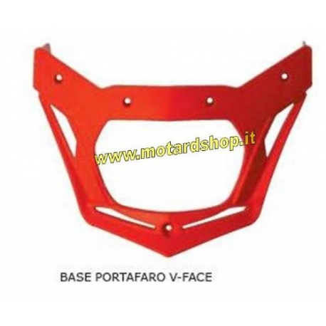 RTECH BASE PORTANUMERO FANALE BICOLORE V-FACE