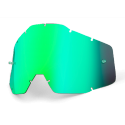 100% RACECRAFT/ACCURI/STRATA LENTE RICAMBIO SPECCHIATA VERDE