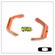 Oakley AirBrake MX Metallic Outrigger Kit Orange