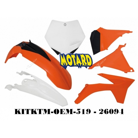 RTECH KIT PLASTICHE KTM SX 125-150-250 2011