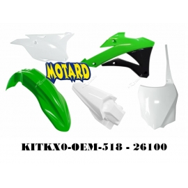 RTECH KIT PLASTICHE KAWASAKI KX 85-100 2014-2016 PROMO