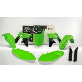 RTECH KIT PLASTICHE KAWASAKI KXF 250 2013-2016 Verde Neon