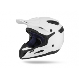 LEATT Casco GPX 5.5 Bianco Casco in fibra Motocross Enduro Quad Supermotard