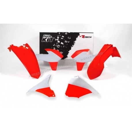 RTECH KIT PLASTICHE KTM EXC-EXC-F 2014-2016 ARANCIO NEON