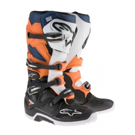 ALPINESTARS TECH 7 Black-Orange-White-Blue